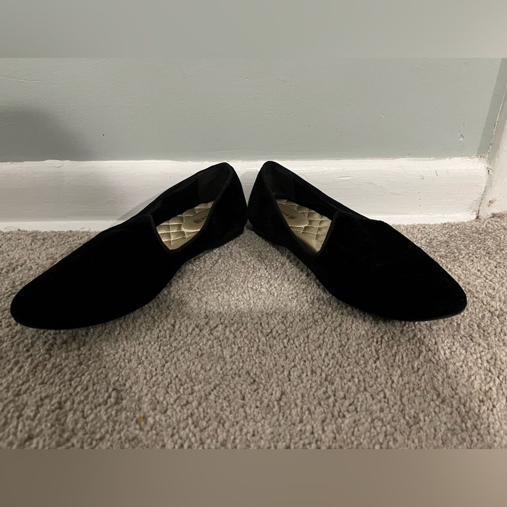 Black velvet Birdies size 6.5 (run small!)